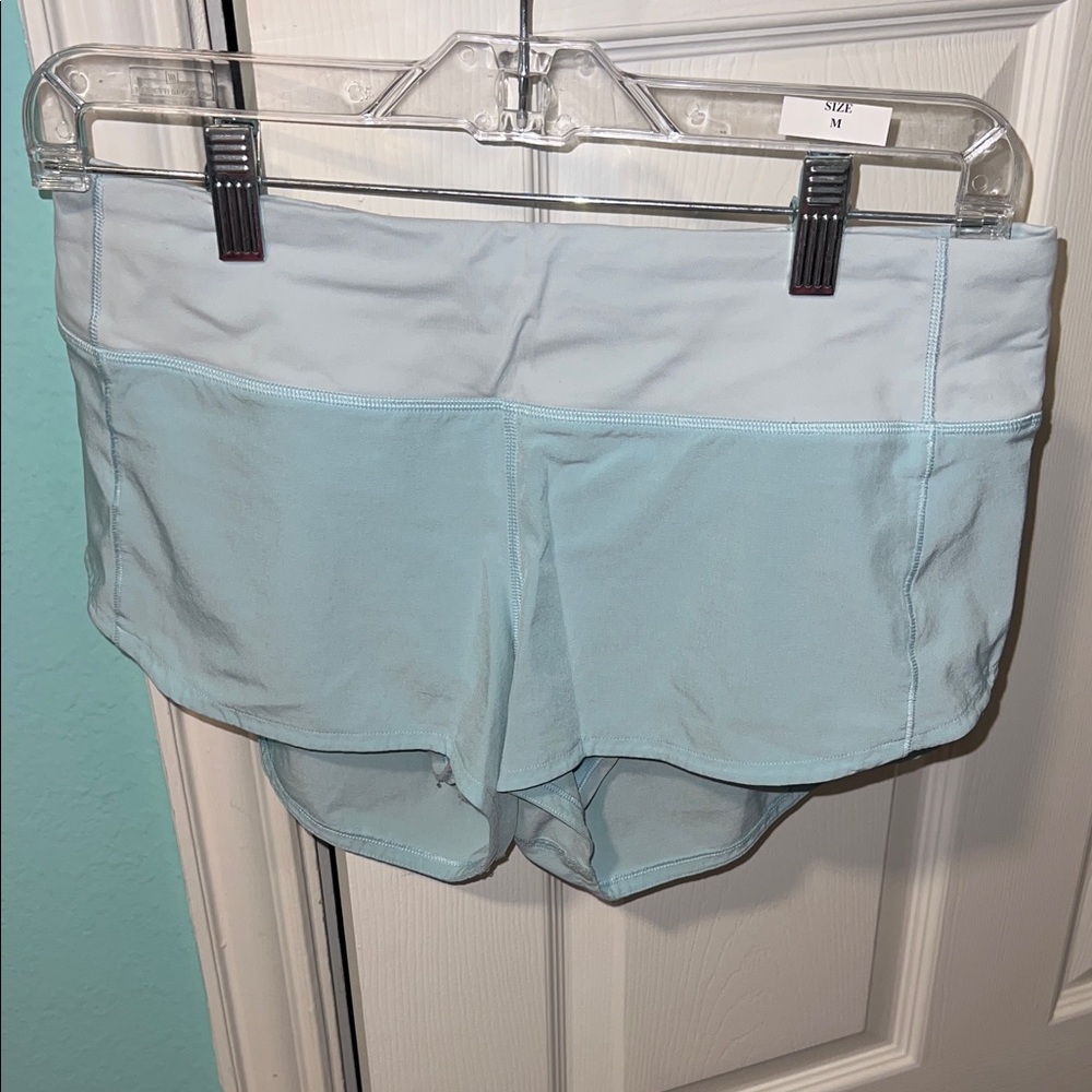 lululemon athletica Light Blue Athletic Shorts